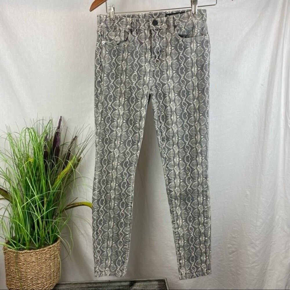 Blank Nyc Gray & Tan Snake Python Print Reeade Cr… - image 2